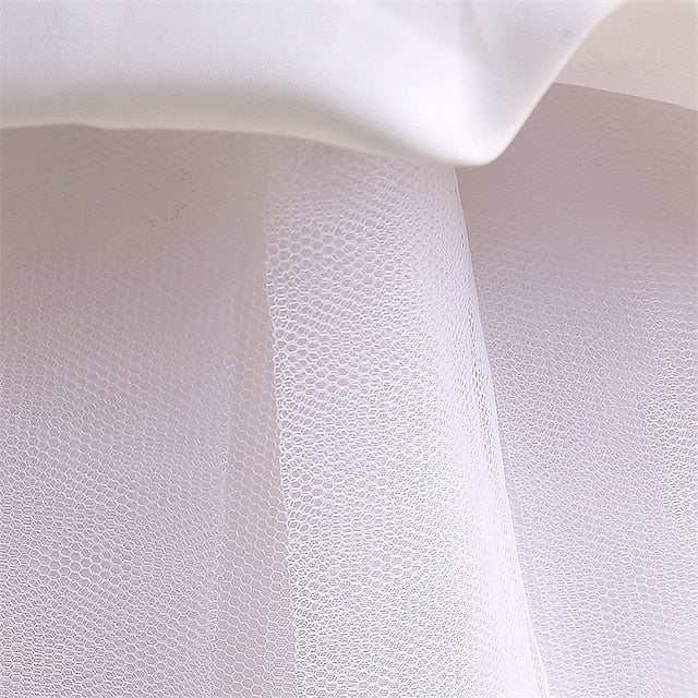 Girls' Party Kids Performance Color Dress Block Sleeveless