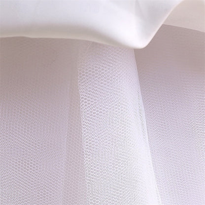 Girls' Party Kids Performance Color Dress Block Sleeveless