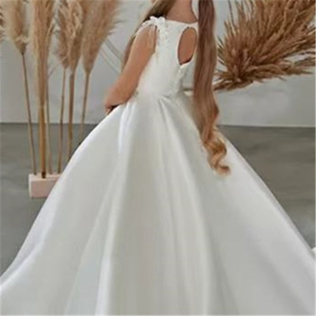 Communion Girls' Flower Dress First Girl Party