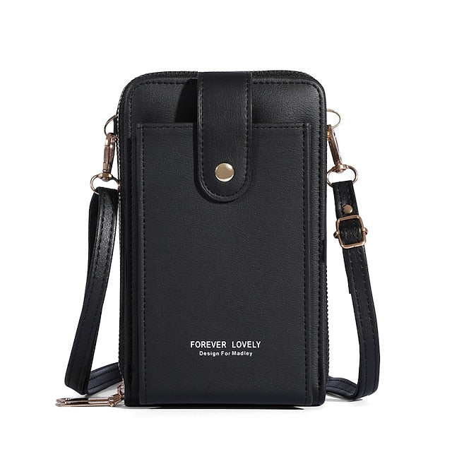 Handy PU Damen Tasche Schulter Crossbody