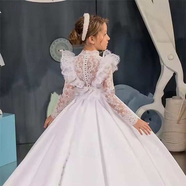 First Girls' Party Girl Dress Communion Flower