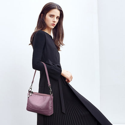 Leder Hobo Umhängetasche Schulter PU Damen