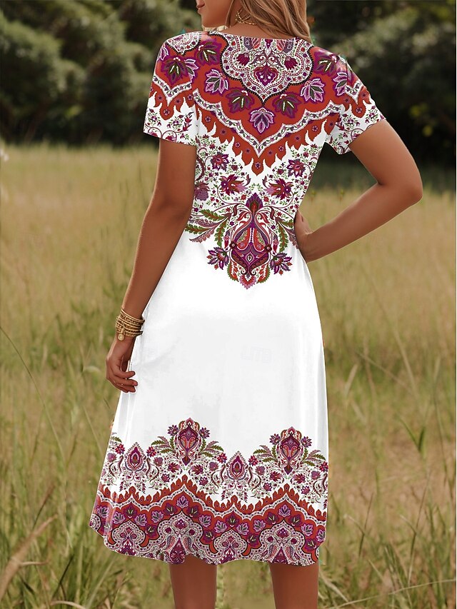 Women's Mini Dress T Shirt Dress Tee Dress Sundress