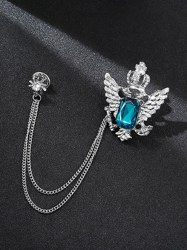 Brooch Deer Men's Lapel Pin Christmas with