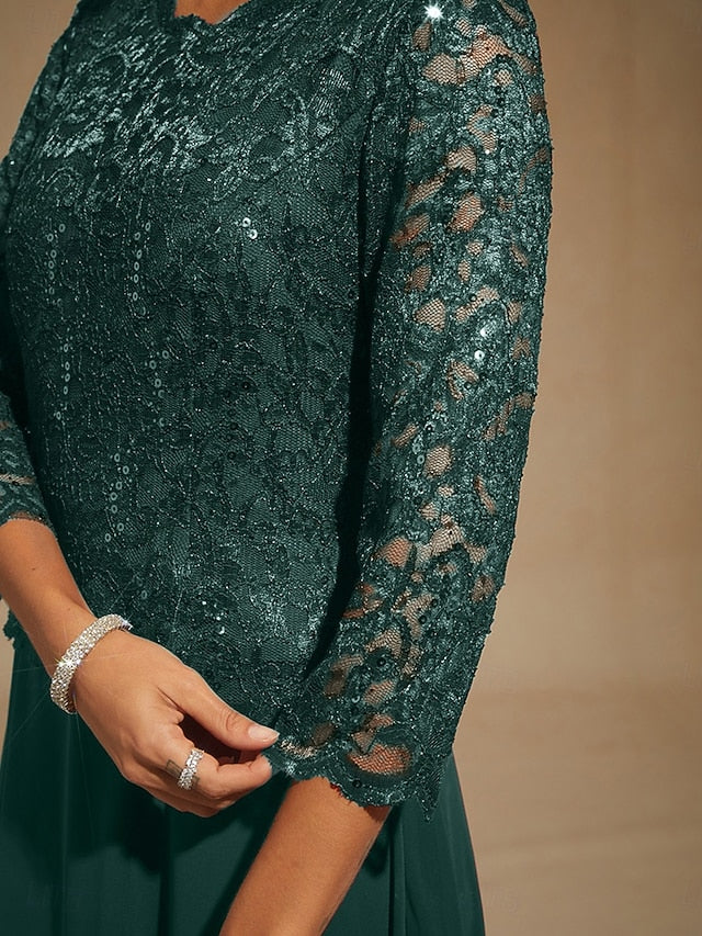 Women's Maxi Dress Chiffon Dress Elegant Wedding Guest