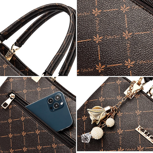 Sac à main en cuir PU pour femme et homme