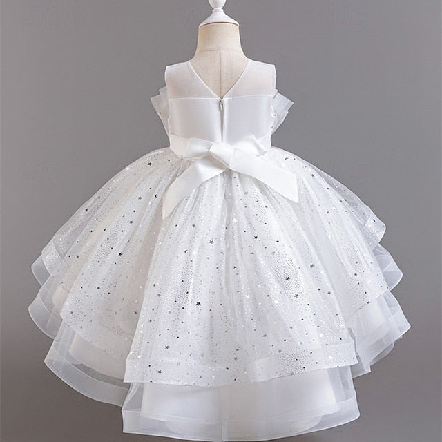 Girl Girls' Kid's Flower Princess Dress