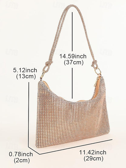 Elegant Women's Rhinestone – Evening Bag Handbag Shoulder