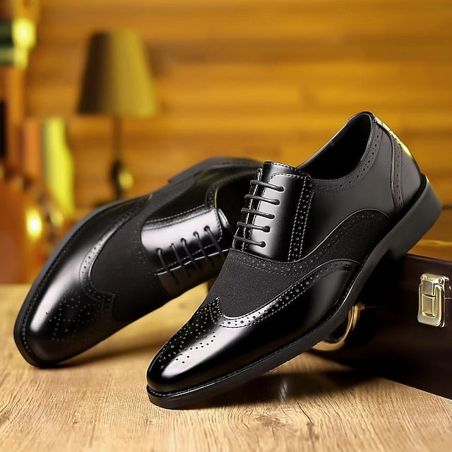 Men's Green Shoes Oxford Brown Wingtip and – in Two-Tone