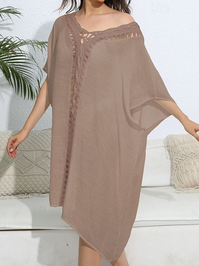 Women's Swimwear Cover Up Swim Dress Rash Guard Swimsuit