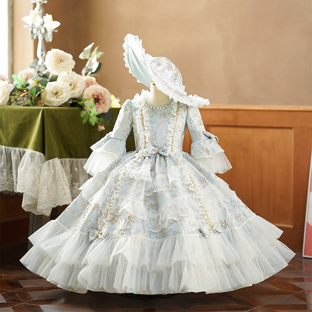 Rococo Dress Masquerade Party Gothic Costume Vintage Inspired