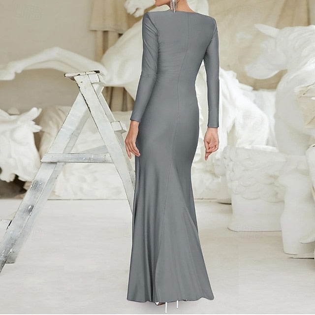 Women's Long Dress Maxi Dress Satin Dress Prom Dress Party