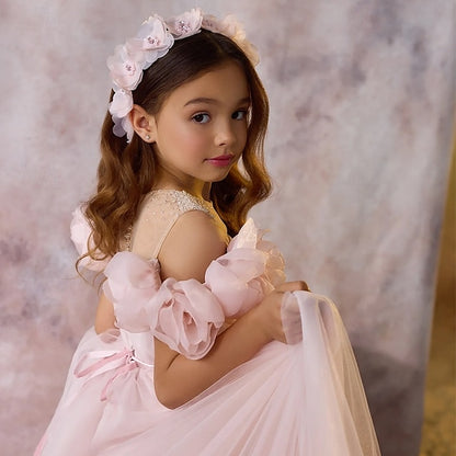 Flower First Dress Communion Girls' Party Girl