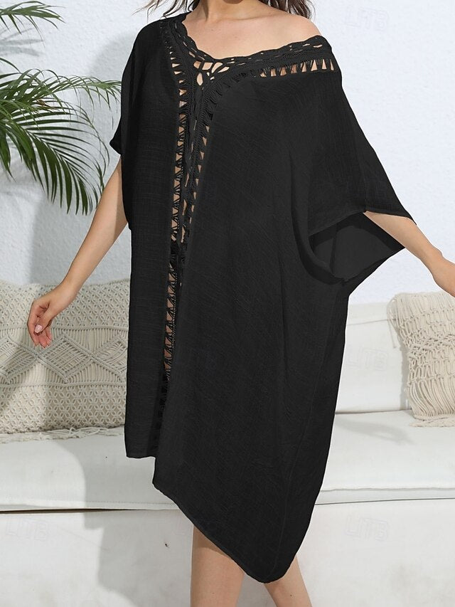 Women's Swimwear Cover Up Swim Dress Rash Guard Swimsuit