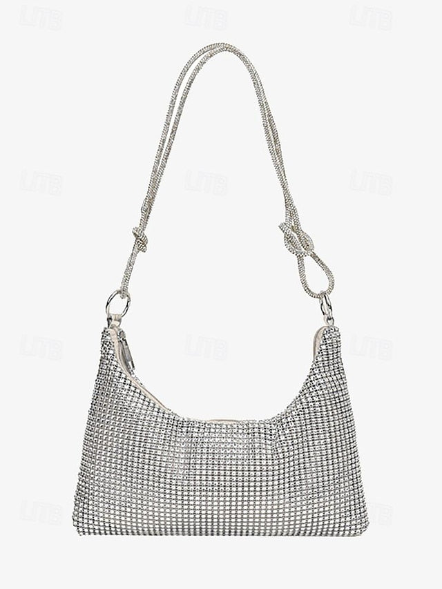 Elegant Women's Rhinestone – Evening Bag Handbag Shoulder