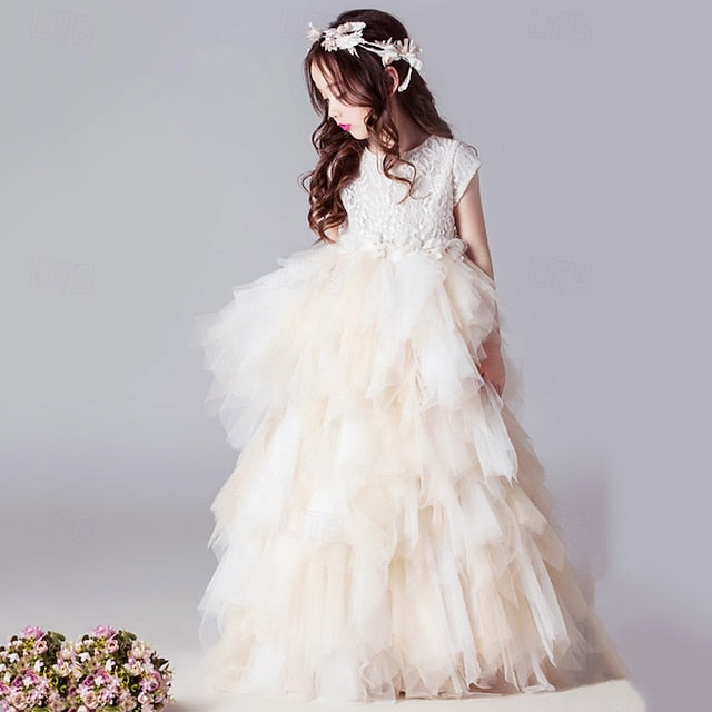 Kid's Flower Girl Dress Girls' Princess