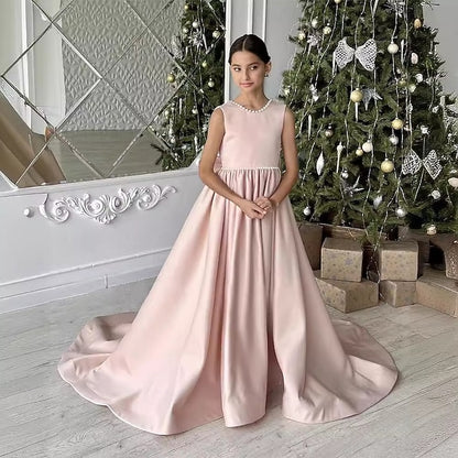 Dress Communion Party Flower Girl First Girls'