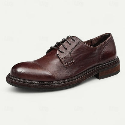 Goodyear Shoes Tan and Men's with Derby Leather Clean Welt