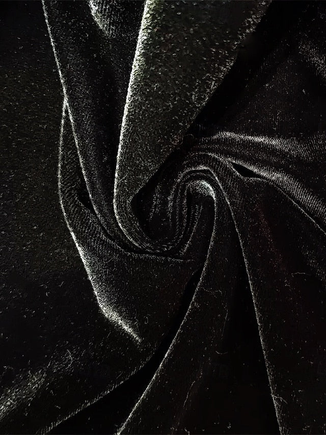 Elegant Dress Vintage Bride Mother Black the A-Line of Burgundy