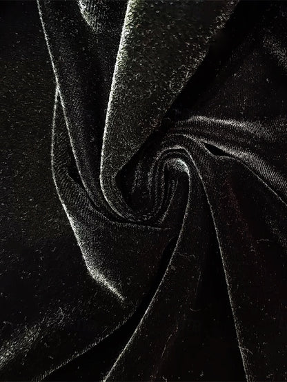 Elegant Dress Vintage Bride Mother Black the A-Line of Burgundy