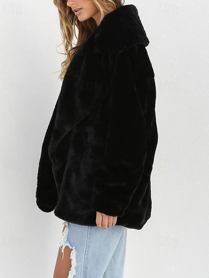 Faux Women's Teddy Coat Comfortable Fur Warm Furs