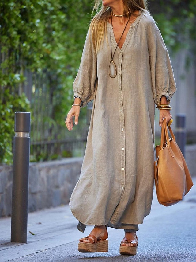 Women's Black White Gray Summer Spring Maxi Dress White