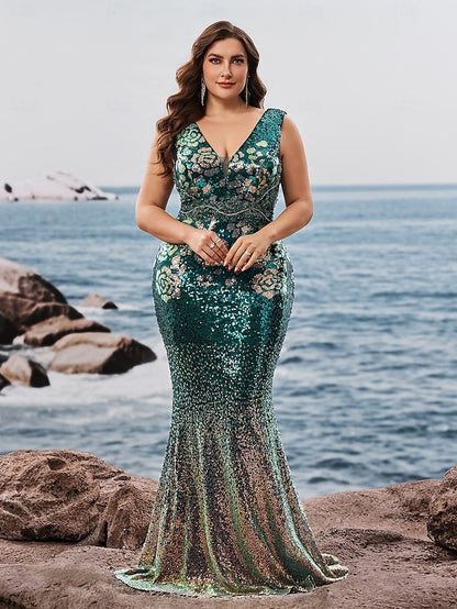 Mermaid Gown Evening / Column Trumpet Sheath