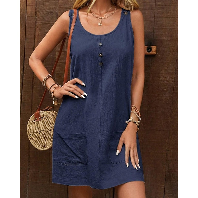 Women's Mini Dress Casual Dress Tank Dress Fashion Modern