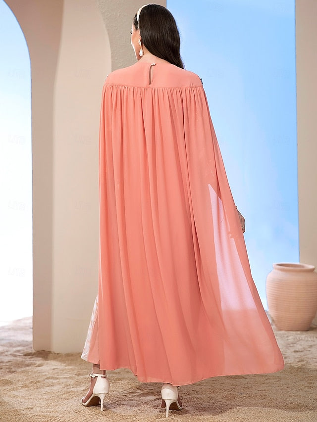 Elegant Dress the Cape Vintage A-Line Bride Mother of