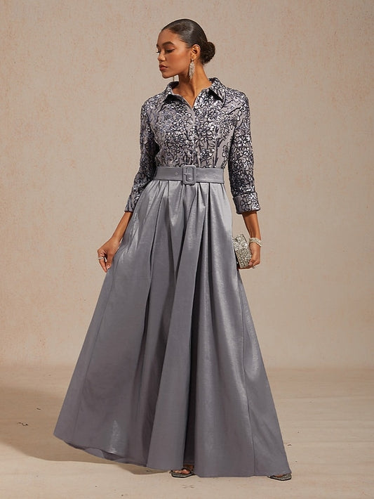 Women's Maxi Dress A Line Dress Empire Waist Dresses Fit