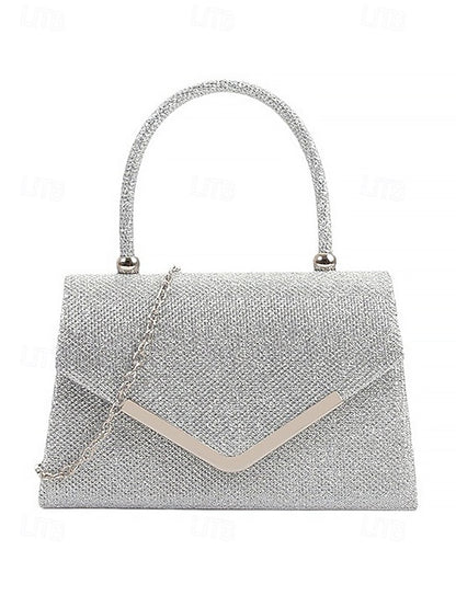 Strap Chain Glitter Evening – Bag with Women's Clutch