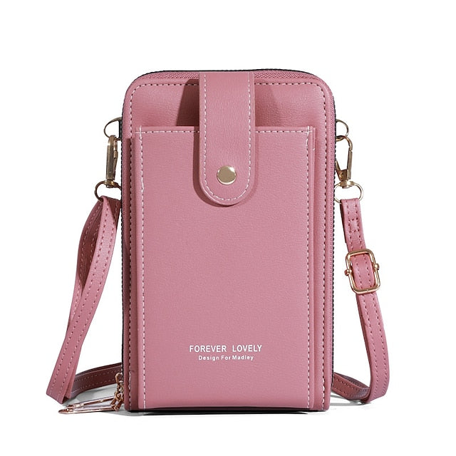 Handy PU Damen Tasche Schulter Crossbody