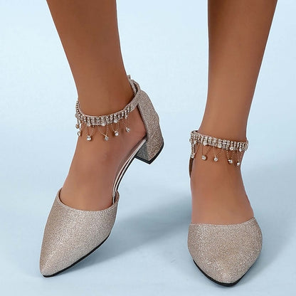 Women's Bridal Wedding Bridesmaid Elegant Shoes Pumps