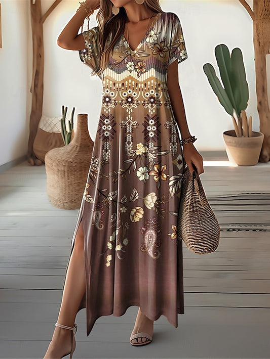 Women's Maxi Dress Vintage Dress Casual Dress Sundress