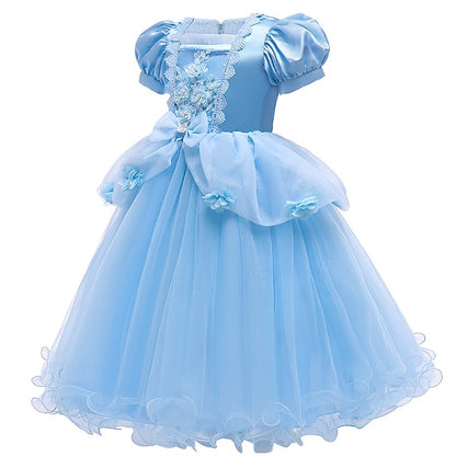 Dress Flower Princess Cinderella Movie Girl Girls'