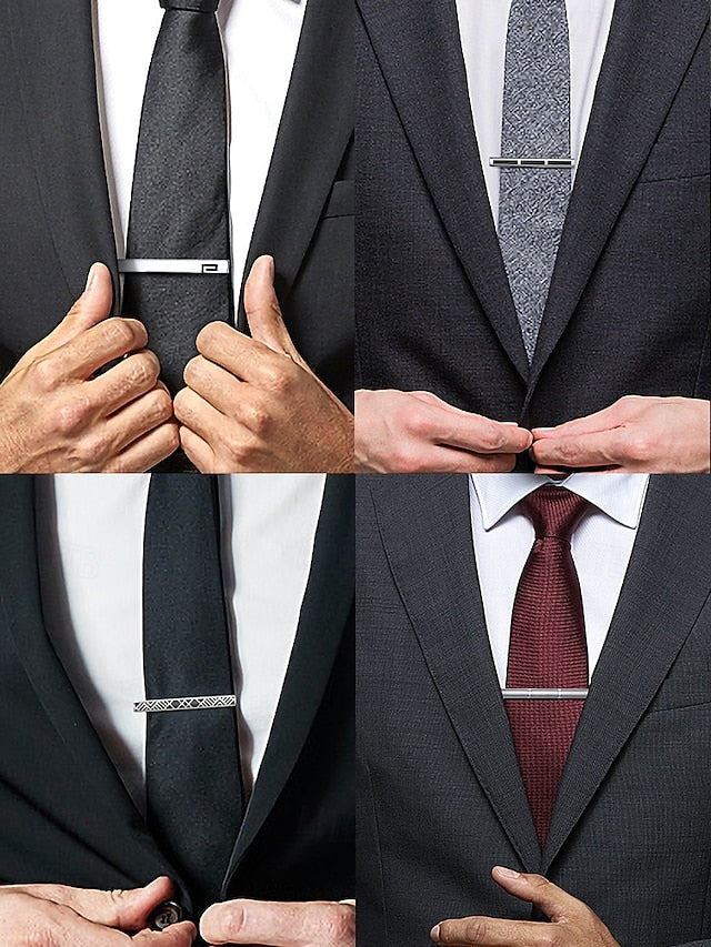 Clip - Men's Metal Tie Slim