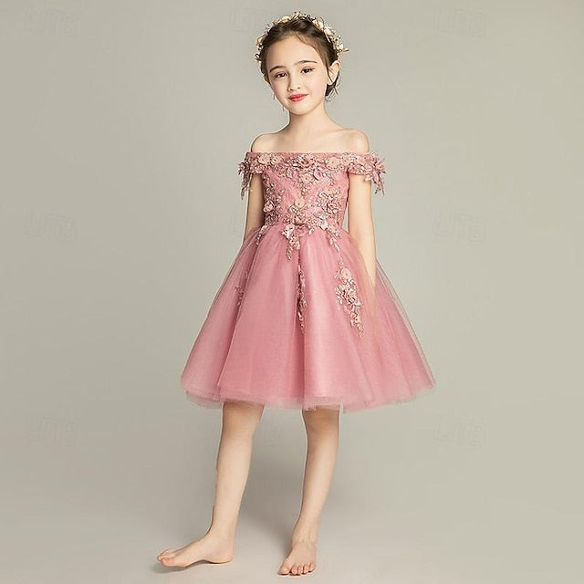 Sequin Toddler Party Dress Girl Flower 3/4 Girls'