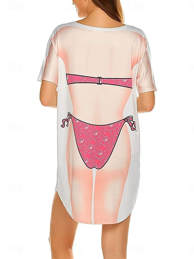 Women's Swimdress Swimsuit Dress Vacation Beach Wear