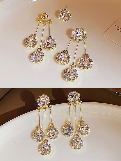 Sparkling Dangle for Women – Earrings Elegant Crystal