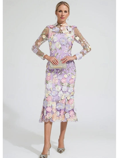 Floral of Dress A-Line Bride the Mother Embroidered