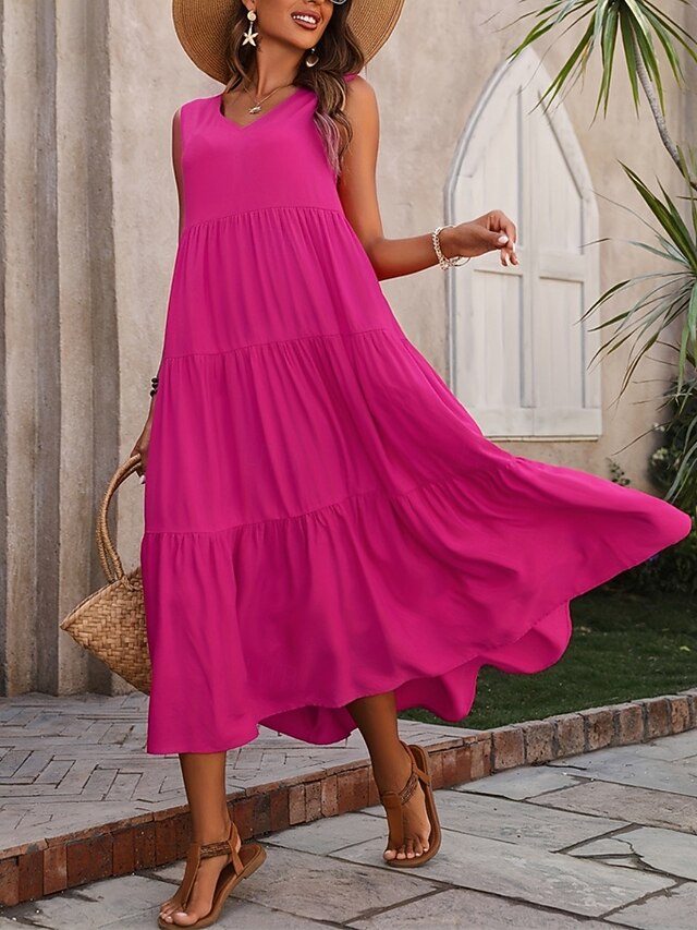 Women's Maxi Dress Casual Dress Swing Dress A Line Dress