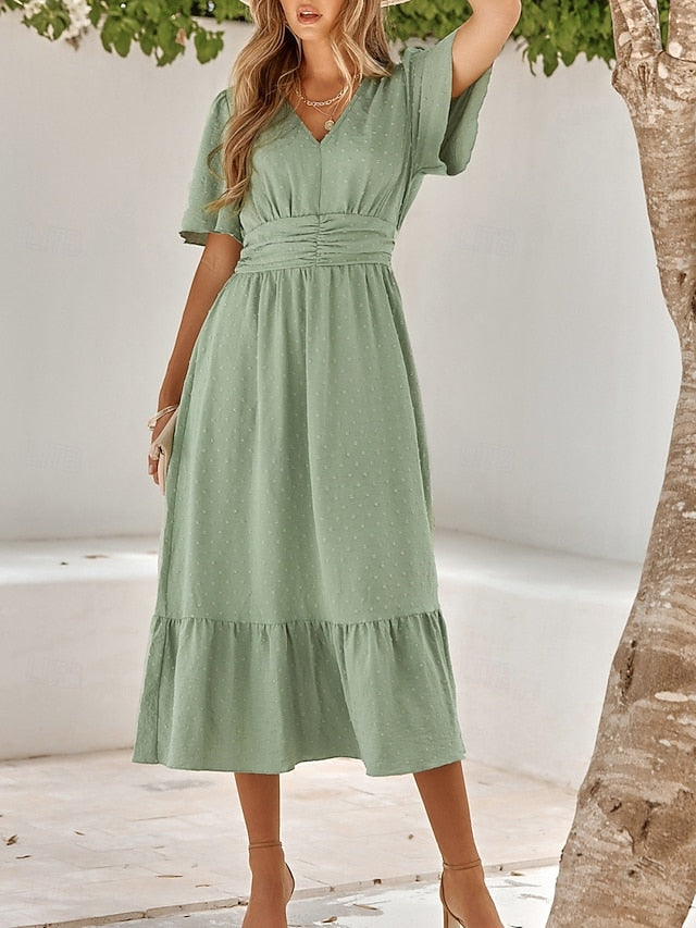 Women's Midi Dress A Line Dress Summer Dress Casual Daily