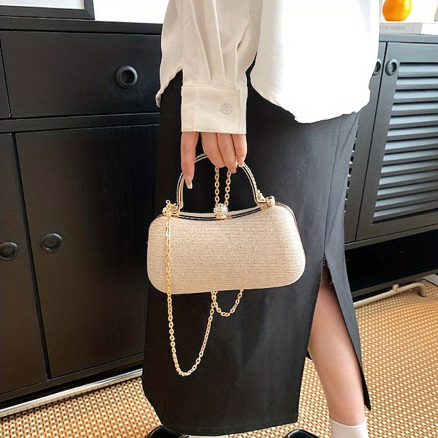 Sac à main en cuir pour femme, pochette de soirée en PU