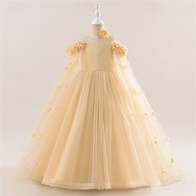 Girls' Princess Flower Girl Dress Kid's