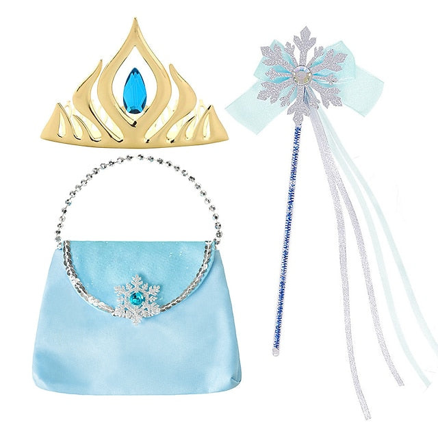 Anna Flower Party Dress Theme Frozen Fairytale Girl Princess