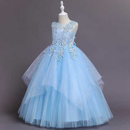 Girl Princess Flower Dress Kid's Girls'