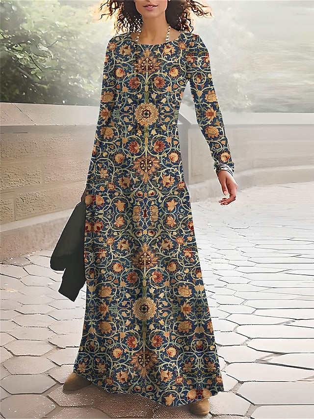 Women's Long Dress Maxi Dress Winter Dress A Line Dress