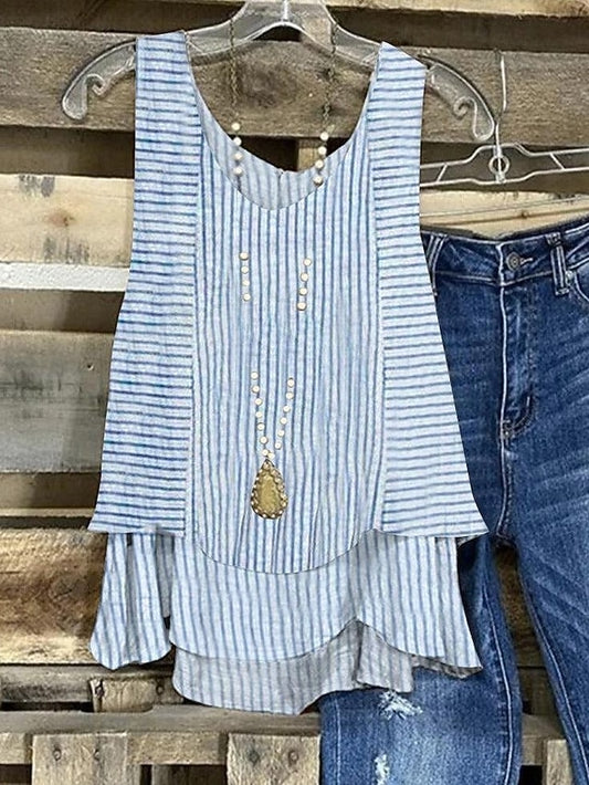 Women's Blouse Graphic Striped Elegant Ladies Romantic