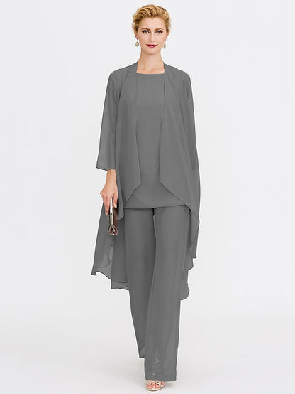 Beach of 3 Wedding Piece Bride the Mother Pantsuit