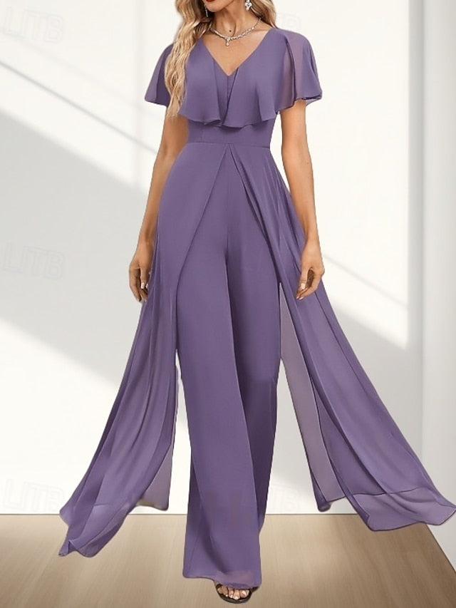Wedding Bride of Pantsuit Dress Guest Jumpsuit / the Mother